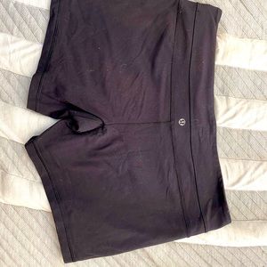 Black Lululemon Groove shorts size 12
